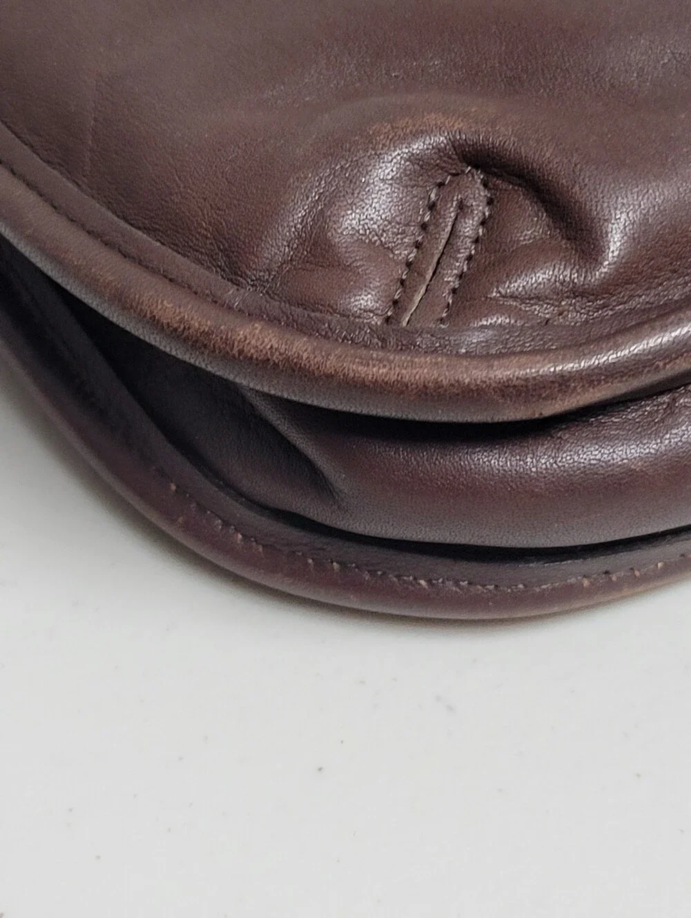 Coach Vintage  Ergo Leather  #9020 In Mahogamy Brown.